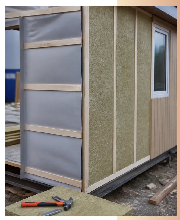 Утепление бытовок под ключ в Саранске по цене от 15804 р. | БытовкаПрофи-Срн